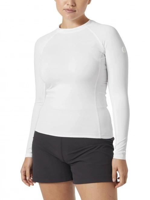 lycra cu maneci lungi pt. femei Helly Hansen W Waterwear Rashguard alb 2