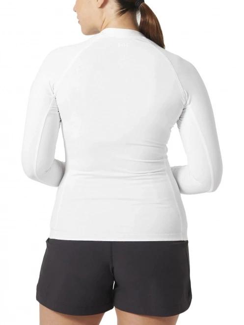 lycra cu maneci lungi pt. femei Helly Hansen W Waterwear Rashguard alb 3