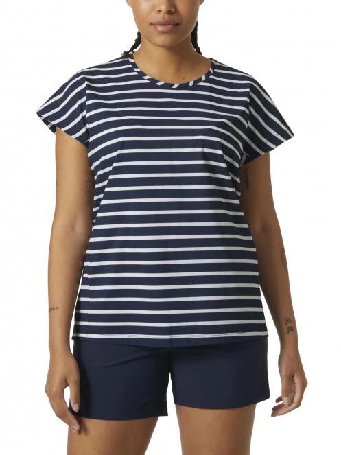 tricou cu maneci scurte pt. femei Helly Hansen W Thalia Summer Top albastru inchis 2