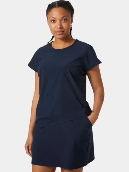 tricou cu maneci scurte pt. femei Helly Hansen W Thalia Summer Top albastru inchis 2