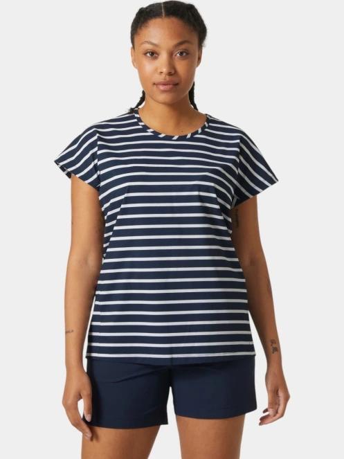 tricou cu maneci scurte pt. femei Helly Hansen W Thalia Summer Top albastru inchis 2