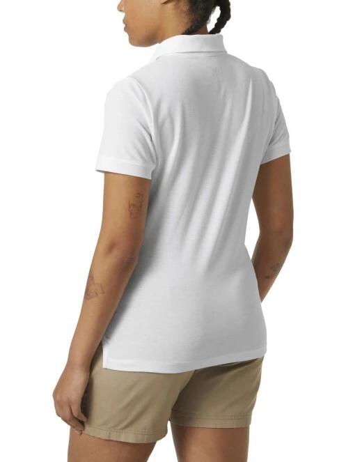 tricou cu guler pt. femei Helly Hansen W Siren Polo alb 3
