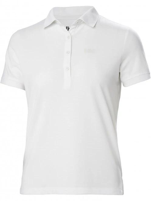 tricou cu guler pt. femei Helly Hansen W Siren Polo alb 4