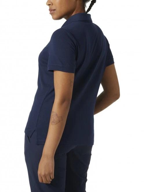 tricou cu guler pt. femei Helly Hansen W Siren Polo albastru inchis 3