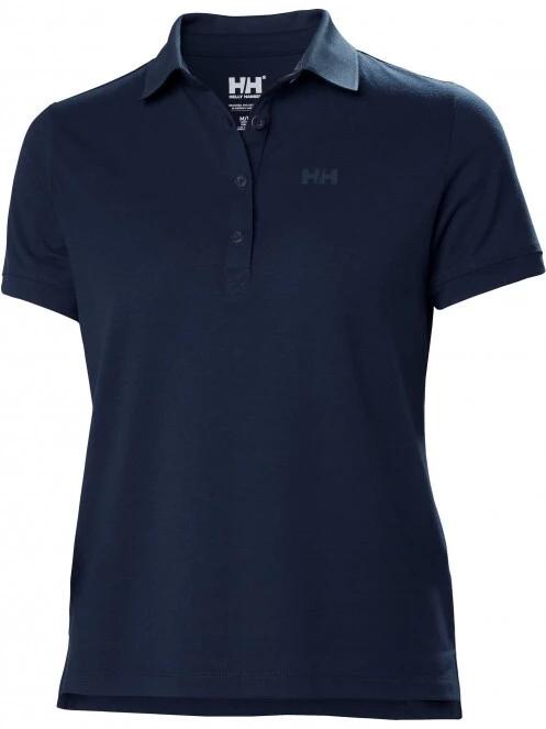 tricou cu guler pt. femei Helly Hansen W Siren Polo albastru inchis 4