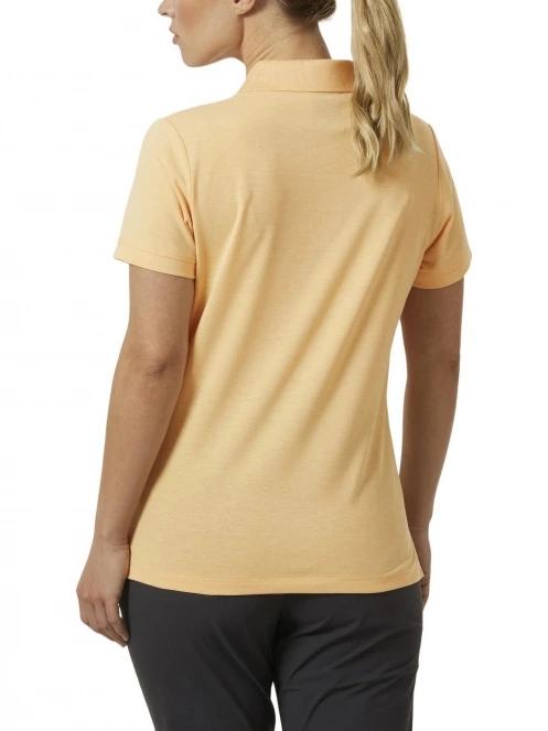 tricou cu guler pt. femei Helly Hansen W Siren Polo galben 3