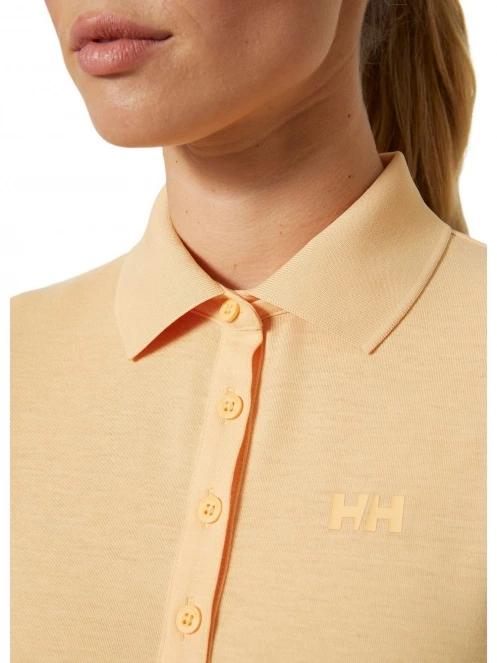 tricou cu guler pt. femei Helly Hansen W Siren Polo galben 4