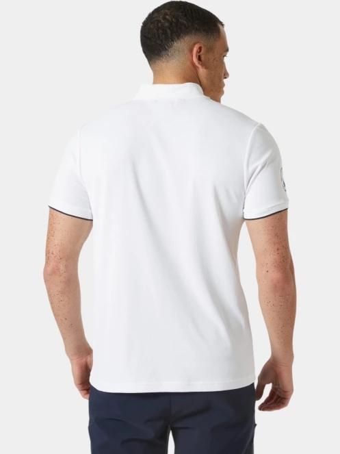 tricou cu guler pt. barbati Helly Hansen Ocean Polo 2.0 alb 3