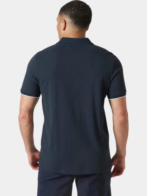 tricou cu guler pt. barbati Helly Hansen Ocean Polo 2.0 albastru inchis 3