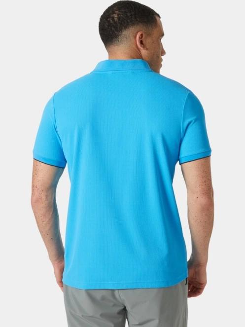 tricou cu guler pt. barbati Helly Hansen Ocean Polo 2.0 albastru deschis 3