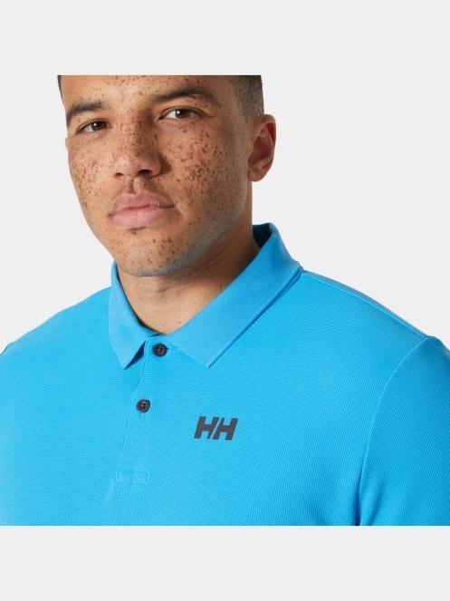 tricou cu guler pt. barbati Helly Hansen Ocean Polo 2.0 albastru deschis 5