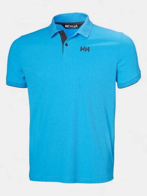 tricou cu guler pt. barbati Helly Hansen Ocean Polo 2.0 albastru deschis 6