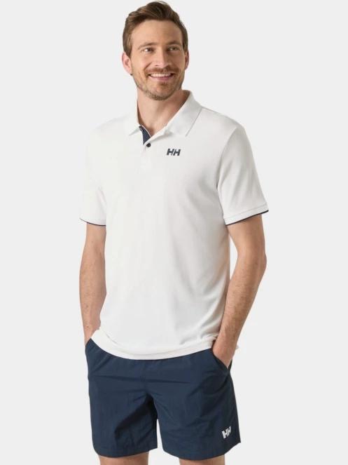 tricou cu guler pt. barbati Helly Hansen Ocean Polo 2.0 alb 2