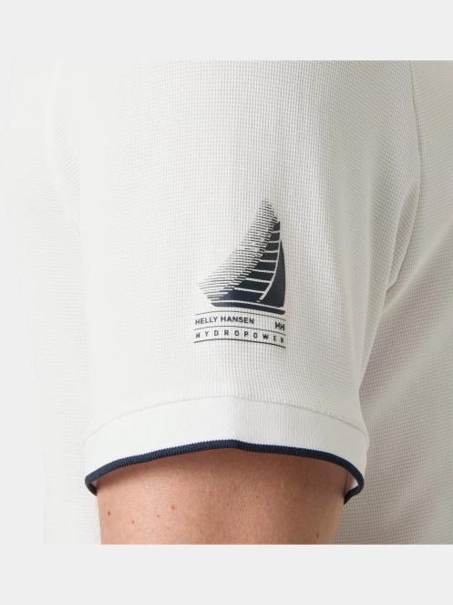 tricou cu guler pt. barbati Helly Hansen Ocean Polo 2.0 alb 5
