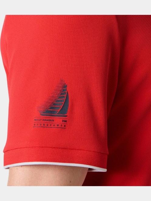 tricou cu guler pt. barbati Helly Hansen Ocean Polo 2.0 rosu 5