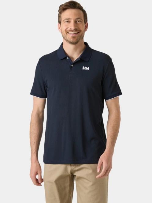 tricou cu guler pt. barbati Helly Hansen Ocean Polo 2.0 albastru inchis 2