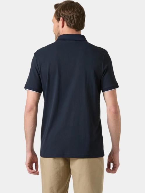 tricou cu guler pt. barbati Helly Hansen Ocean Polo 2.0 albastru inchis 3