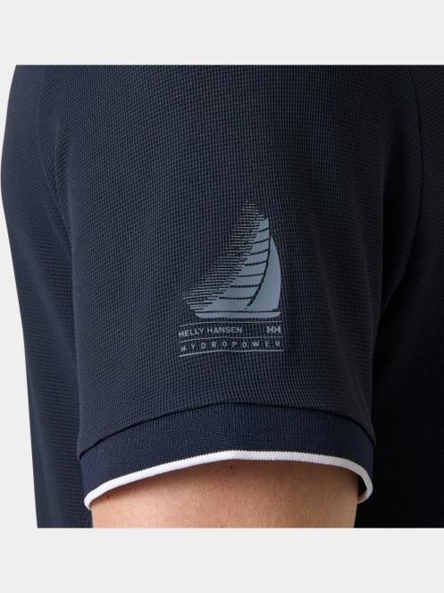 tricou cu guler pt. barbati Helly Hansen Ocean Polo 2.0 albastru inchis 5