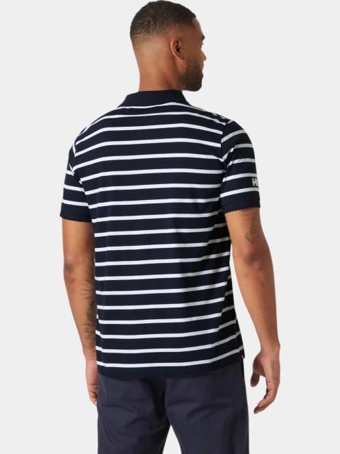 tricou cu guler pt. barbati Helly Hansen Newport Polo 2.0 albastru inchis 3
