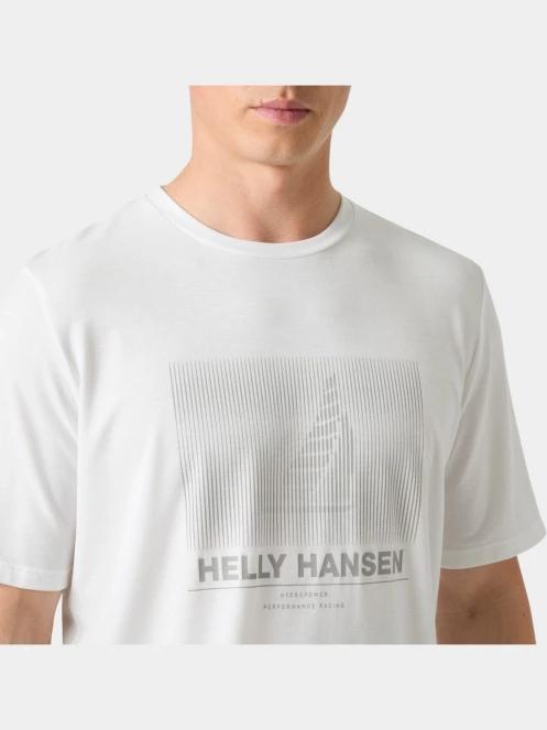 tricou cu maneci scurte pt. barbati Helly Hansen Hp Race Graphic T-Shirt alb 4