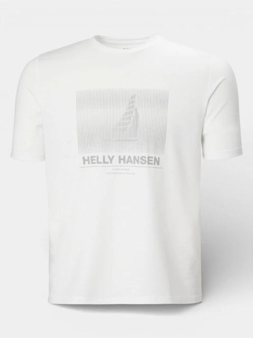 tricou cu maneci scurte pt. barbati Helly Hansen Hp Race Graphic T-Shirt alb 5