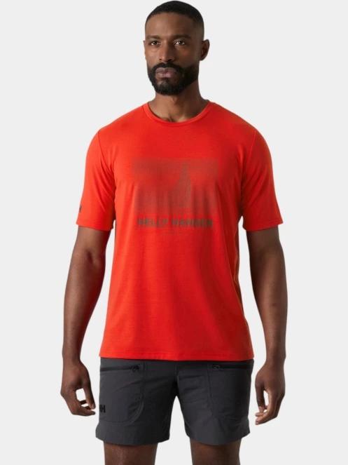 tricou cu maneci scurte pt. barbati Helly Hansen Hp Race Graphic T-Shirt rosu 2