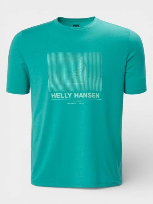 tricou cu maneci scurte pt. barbati Helly Hansen Hp Race Graphic T-Shirt verde 8