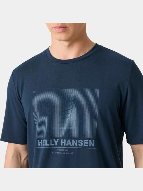 tricou cu maneci scurte pt. barbati Helly Hansen Hp Race Graphic T-Shirt albastru inchis 4