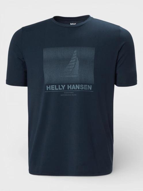 tricou cu maneci scurte pt. barbati Helly Hansen Hp Race Graphic T-Shirt albastru inchis 6
