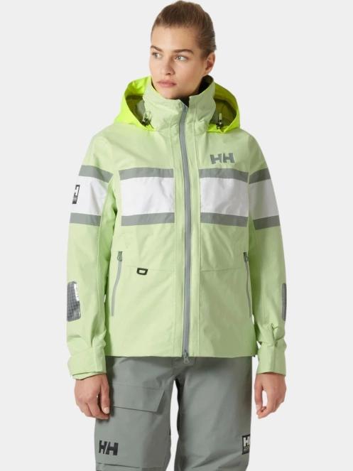 jacheta pentru navigatie pt. femei Helly Hansen W Salt Original Jacket verde 2