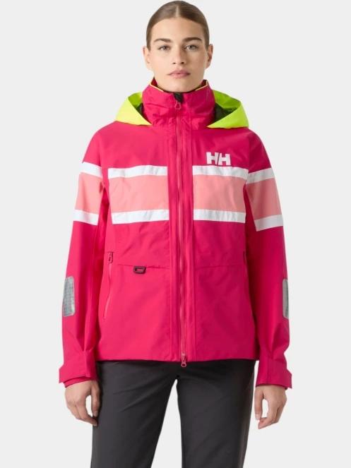 jacheta pentru navigatie pt. femei Helly Hansen W Salt Original Jacket magenta 2