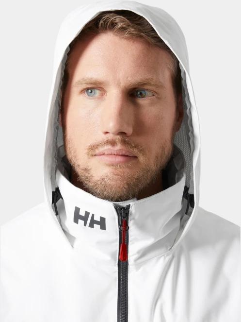 jacheta pentru navigatie pt. barbati Helly Hansen Crew Hooded Midlayer Jacket 2 alb 5