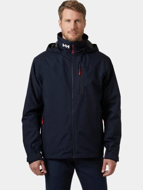 jacheta pentru navigatie pt. barbati Helly Hansen Crew Hooded Midlayer Jacket 2 albastru inchis 2