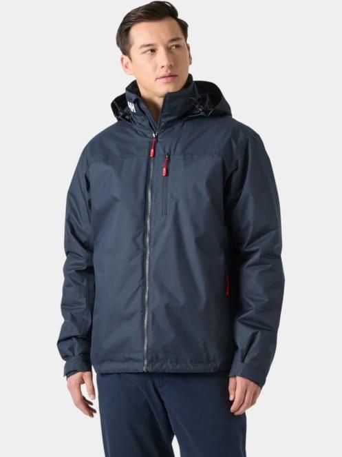 jacheta pentru navigatie pt. barbati Helly Hansen Crew Hooded Midlayer Jacket 2 albastru inchis 2