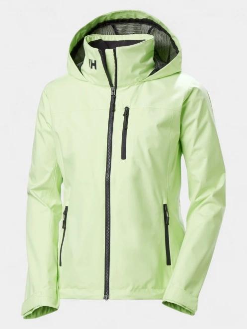 jacheta pentru navigatie pt. femei Helly Hansen W Crew Hooded Jacket 2.0 verde 8
