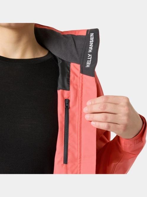 jacheta pentru navigatie pt. femei Helly Hansen W Crew Hooded Jacket 2.0 roz 4