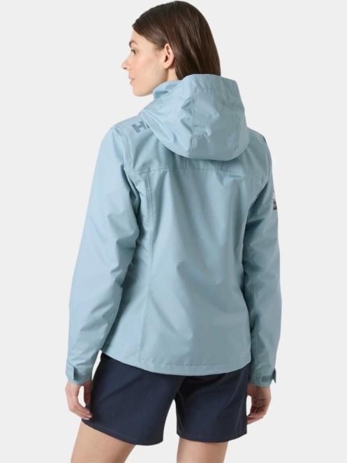 jacheta pentru navigatie pt. femei Helly Hansen W Crew Hooded Jacket 2.0 albastru deschis 3