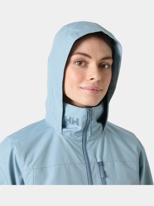 jacheta pentru navigatie pt. femei Helly Hansen W Crew Hooded Jacket 2.0 albastru deschis 5