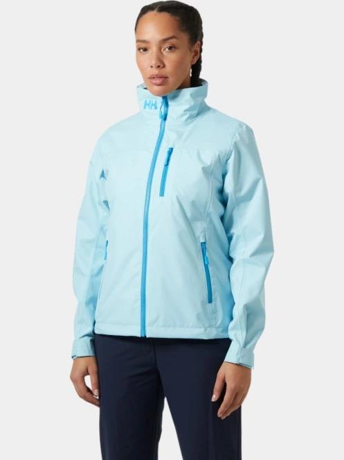 jacheta pentru navigatie pt. femei Helly Hansen W Crew Jacket 2.0 albastru deschis 2