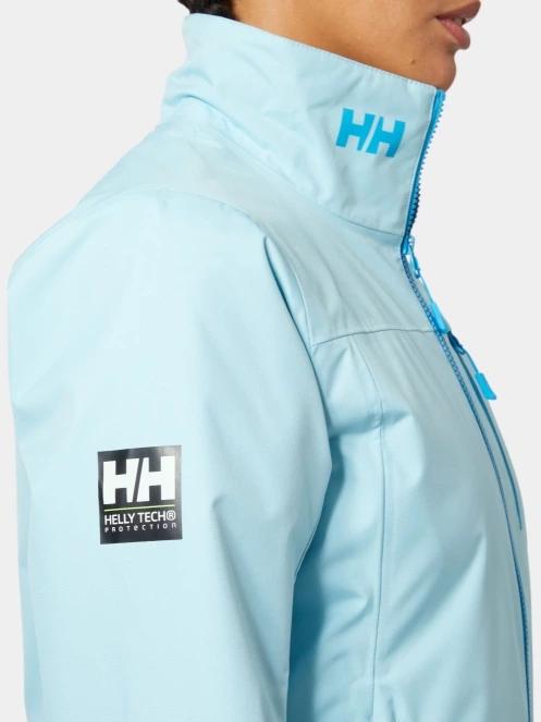 jacheta pentru navigatie pt. femei Helly Hansen W Crew Jacket 2.0 albastru deschis 5