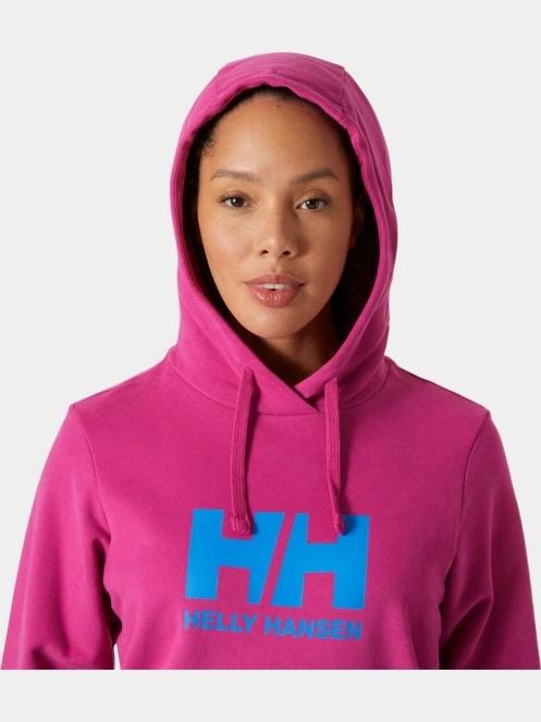 pulover cu gluga pt. femei Helly Hansen W Hh Logo Hoodie 2.0 magenta 3