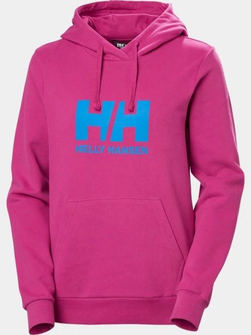 pulover cu gluga pt. femei Helly Hansen W Hh Logo Hoodie 2.0 magenta 5