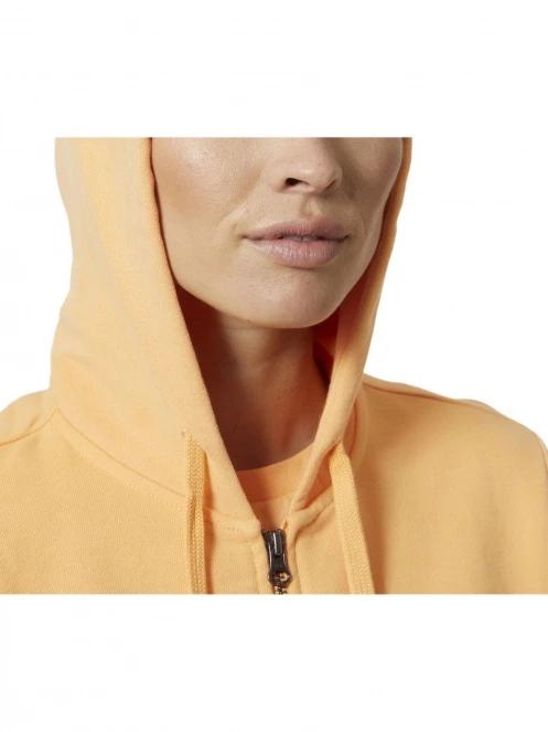 pulover cu gluga pt. femei Helly Hansen W Hh Logo Full Zip Hoodie 2.0 portocaliu 4