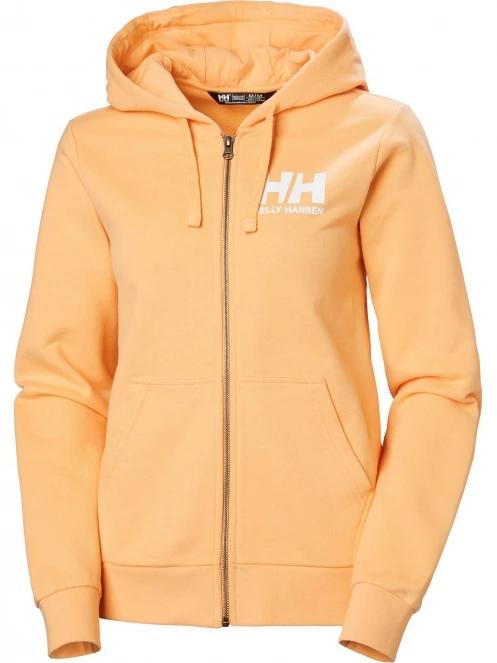 pulover cu gluga pt. femei Helly Hansen W Hh Logo Full Zip Hoodie 2.0 portocaliu 6
