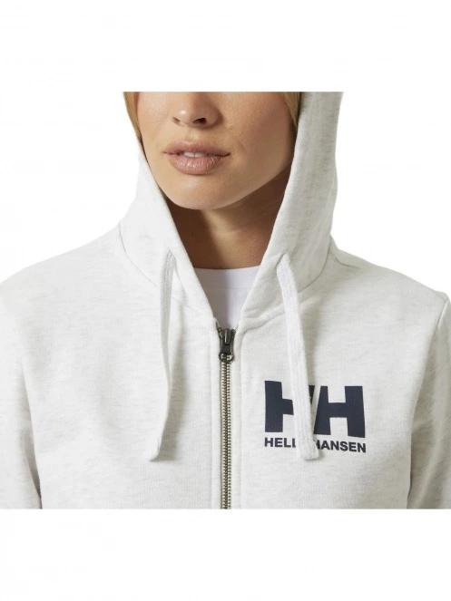 pulover cu gluga pt. femei Helly Hansen W Hh Logo Full Zip Hoodie 2.0 gri 4