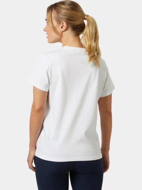 tricou cu maneci scurte pt. femei Helly Hansen W Hh Logo T-Shirt 2.0 alb 3