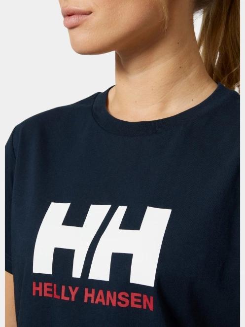 tricou cu maneci scurte pt. femei Helly Hansen W Hh Logo T-Shirt 2.0 albastru inchis 4