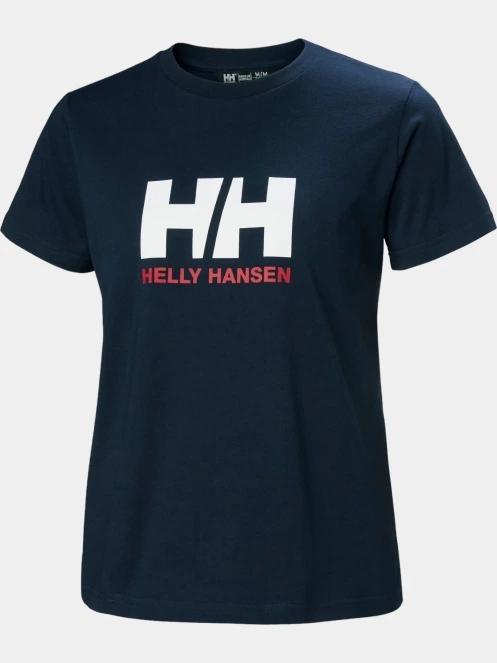 tricou cu maneci scurte pt. femei Helly Hansen W Hh Logo T-Shirt 2.0 albastru inchis 5