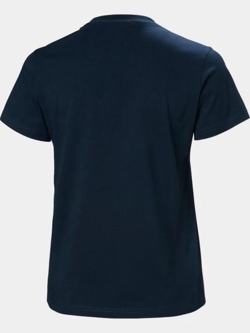 tricou cu maneci scurte pt. femei Helly Hansen W Hh Logo T-Shirt 2.0 albastru inchis 6