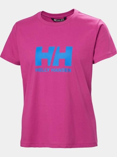 tricou cu maneci scurte pt. femei Helly Hansen W Hh Logo T-Shirt 2.0 magenta 5